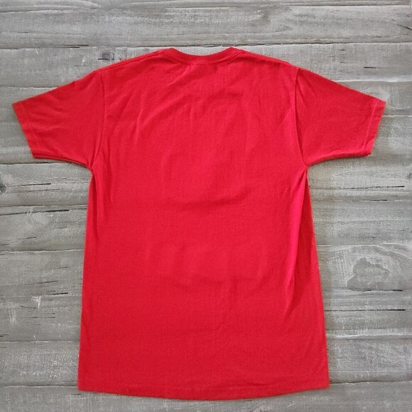 Jerzees Disney Daddy Men’s T-Shirt Size Medium Heavyweight Blend Red Mickey - Picture 8 of 8